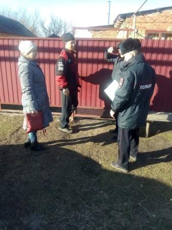 Выездной Совет профилактики в Ловлинском сельском поселении